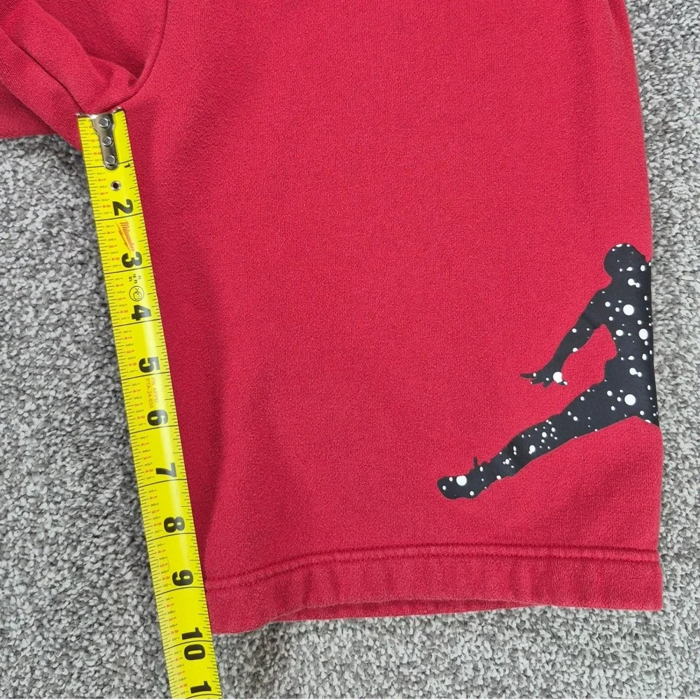 Jordan Fleece Shorts Boys XL (13-15 Years) Red Jumpman Logo Sweatshorts